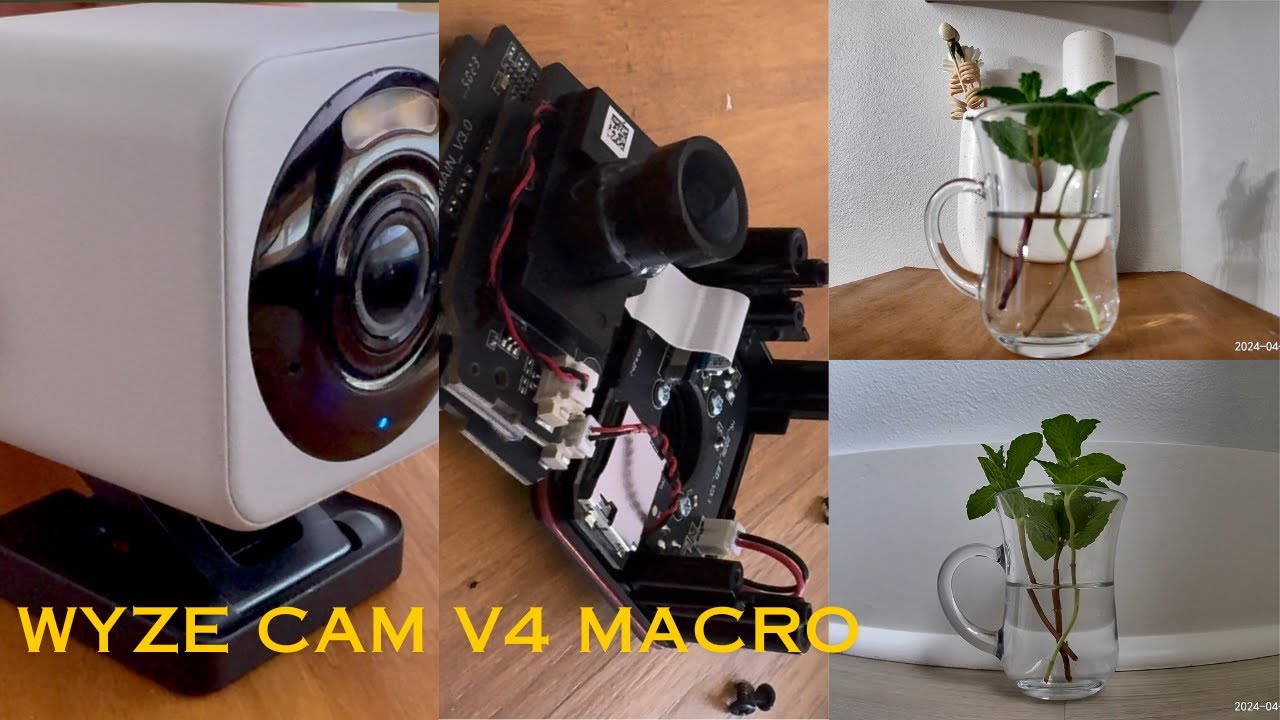 Wyze Cam v4 Focus Adjustment | Closeup Time Lapse