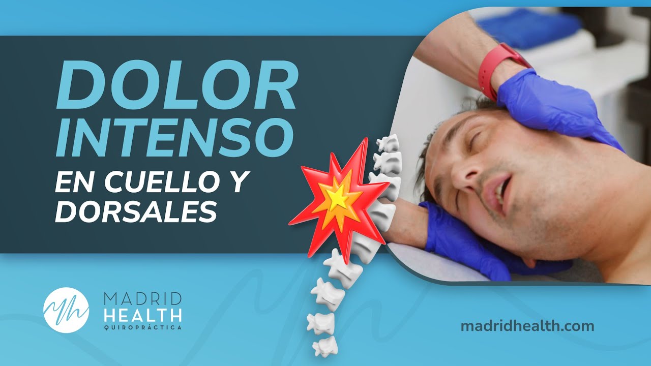 Hombre con DOLOR INTENSO en cuello y dorsales tiene un ajuste Quiropráctico