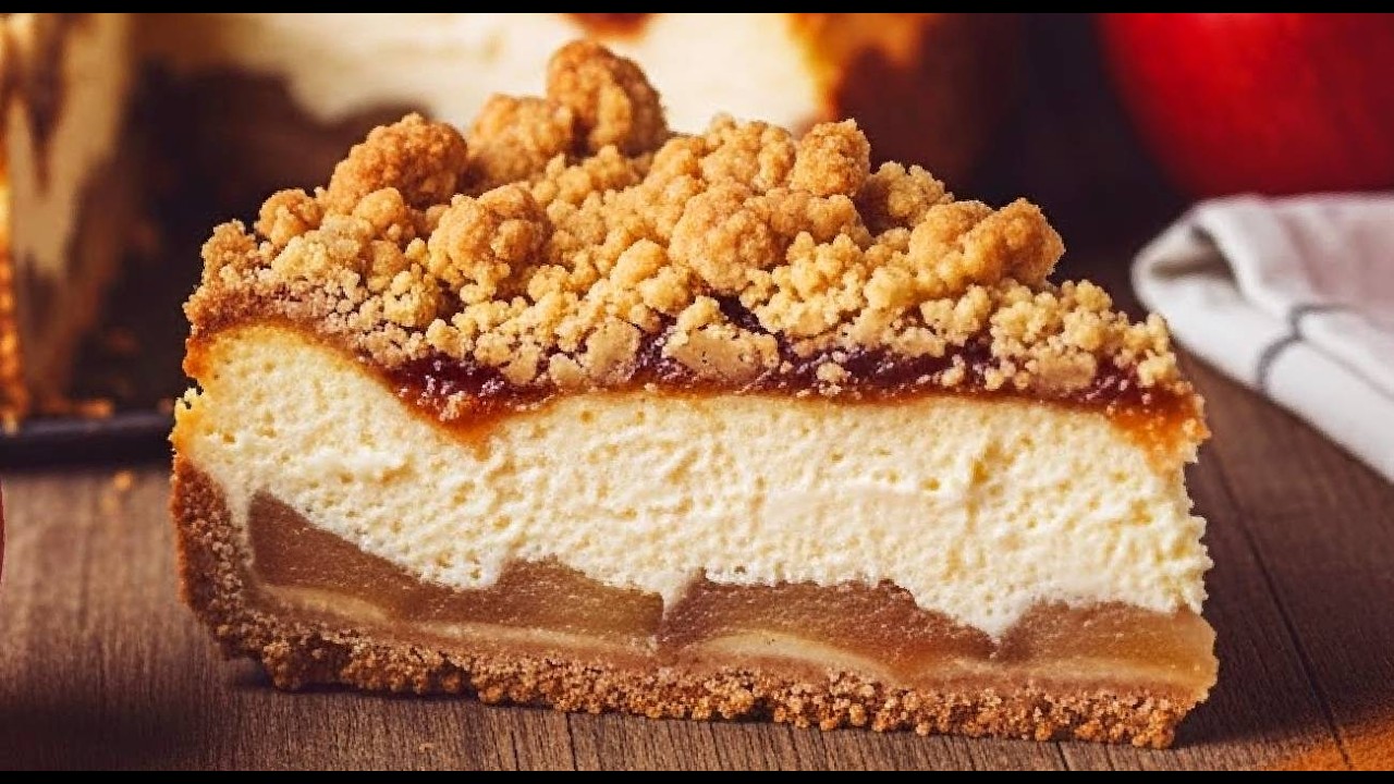 Dieser Apfel-Cheesecake wird deine neue Herbstbesessenheit 🍂