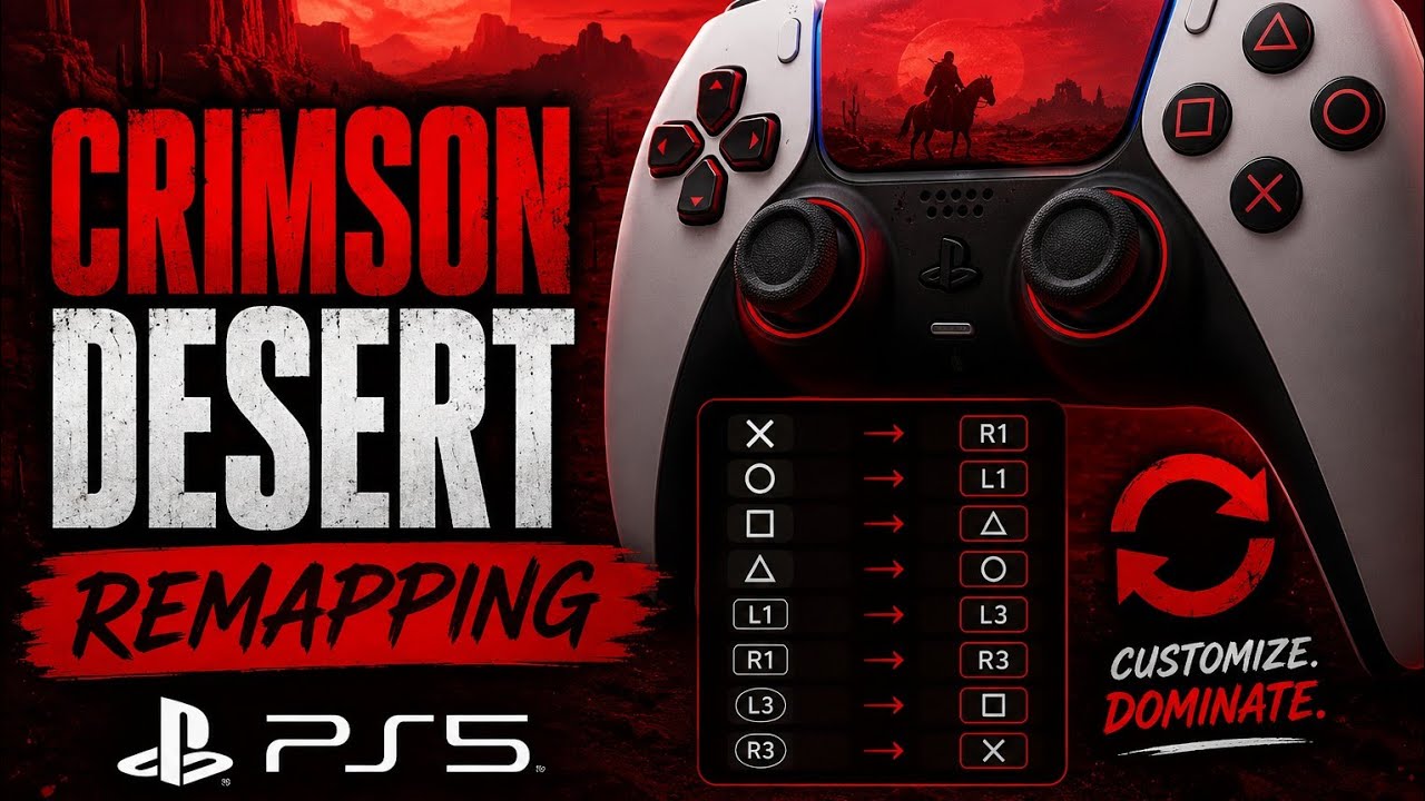 Crimson Desert: Update 1.09  How To  Remap Your PS5 Controller 