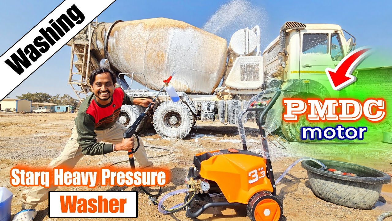 STARQ ST-PMDC 4.5 Commercial High Pressure car Washer Low voltage running motor #starq #nittorai 