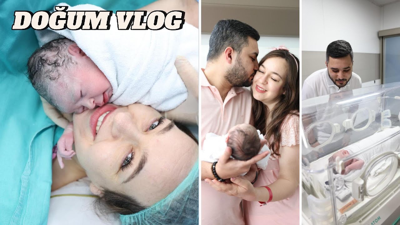 DOĞUM VLOG - Suni Sancılı Normal Doğumdan Sezaryene Dönen Pozitif Doğum Hikayem 🧿
