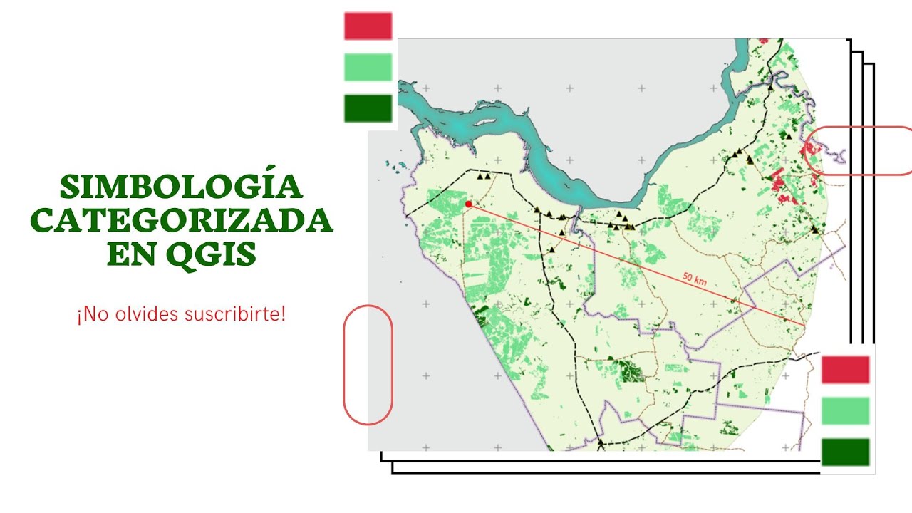 Simbolog&iacute;a categorizada de capas vectoriales en QGIS