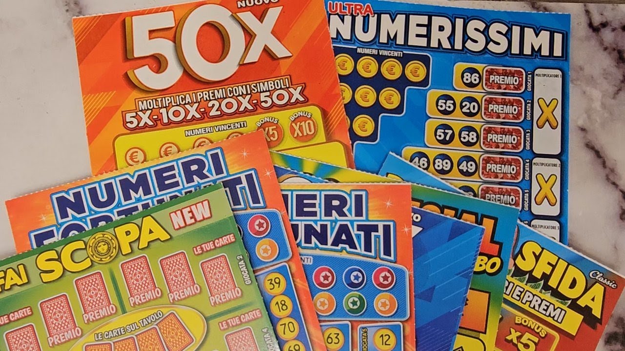 Grattini misti con 50X, Fai scopa ed Ultra