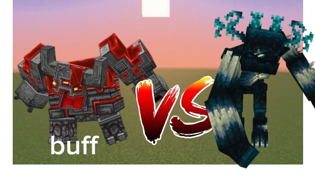 Redstone monstrosity buff phase 2 vs mutant warden 