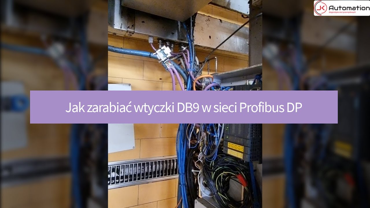 Jak zarabiać wtyczkę Profibus | Poprawne zarabianie Profibus | Naprawa sieci Profibus |