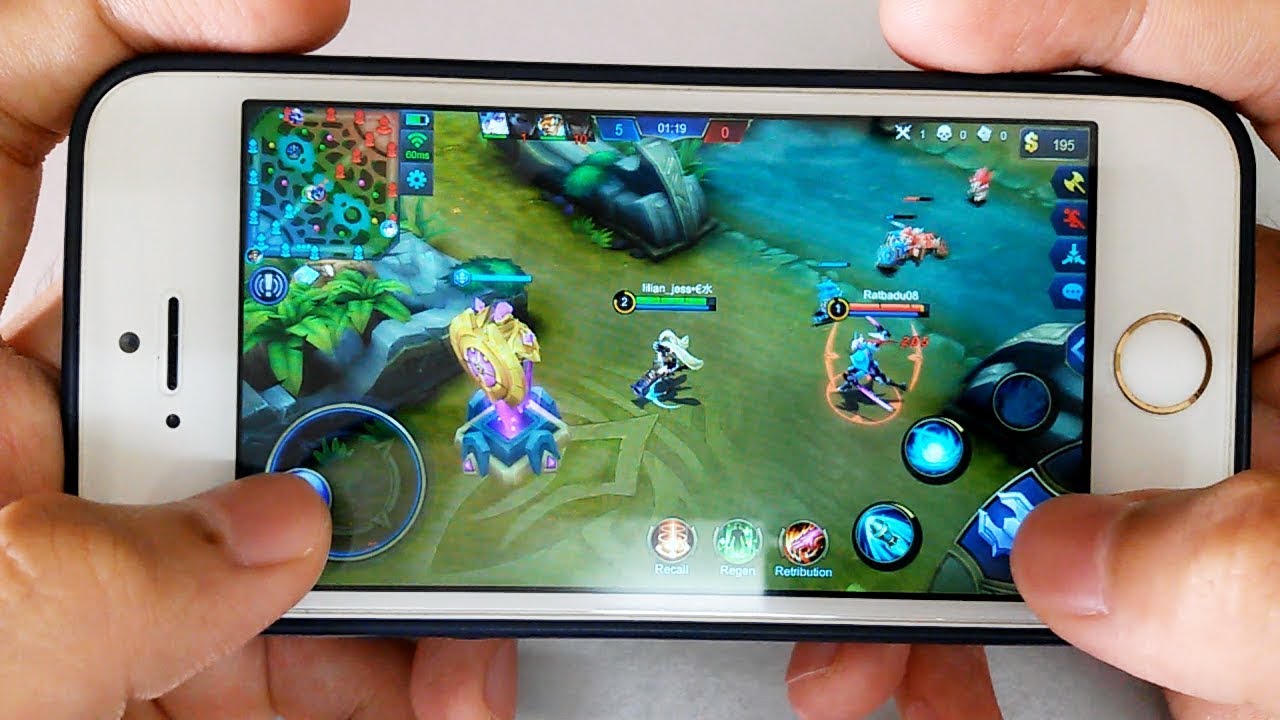 iPhone 5s: Gaming Performance Test in 2018 - Mobile Legends Gameplay