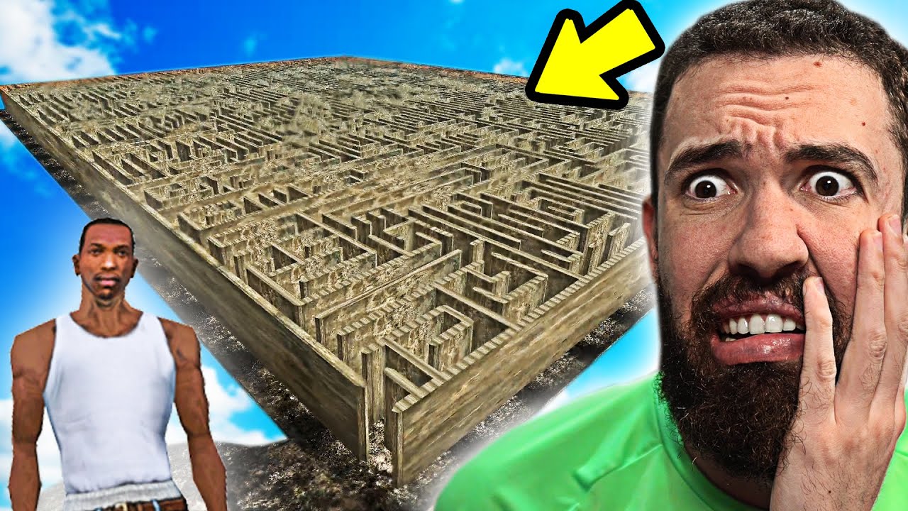 O DESAFIO DO LABIRINTO IMPOSSÍVEL no GTA SAN ANDREAS!!!