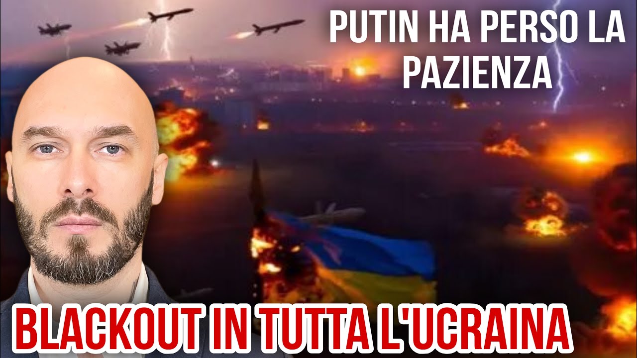 PUTIN HA PERSO LA PAZIENZA! BLACKOUT IN TUTTA L’UCRAINA. 