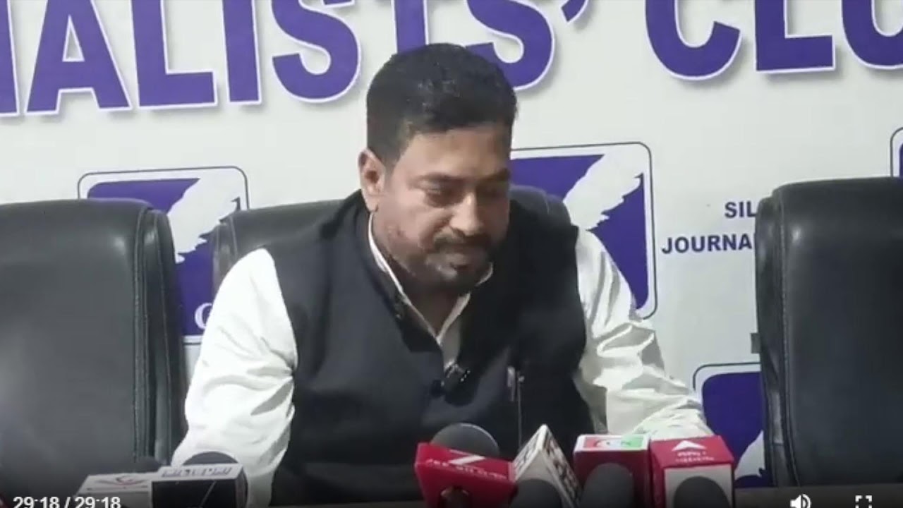 Press conference by Dr. Shankar Ghosh State Secretary, & MLA, Siliguri.