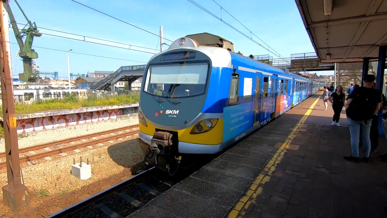 SKM Tricity Train Ride - Gdańsk Stocznia to Sopot | POLAND