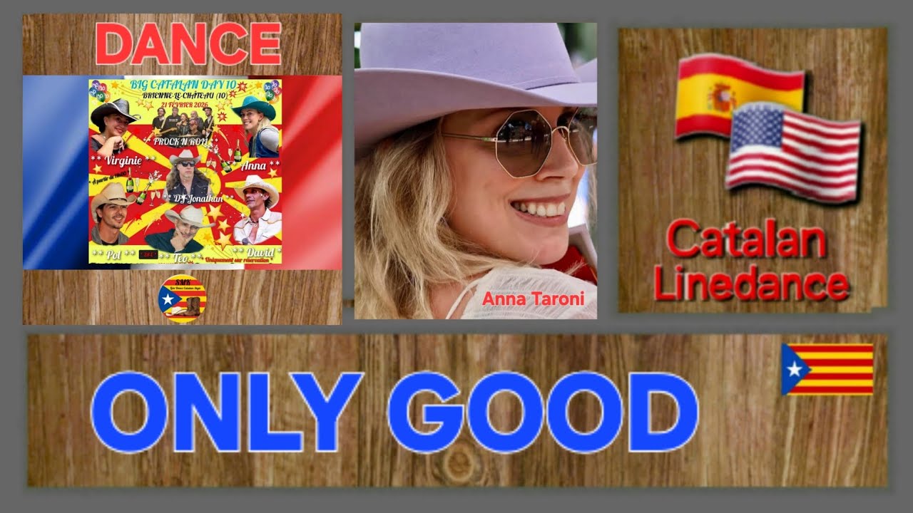 ONLY GOOD ❤️ Linedance Catalan Style with Anna Taroni / Big Catalan Day France 🇨🇵🇮🇹🇪🇦 #dance #event 
