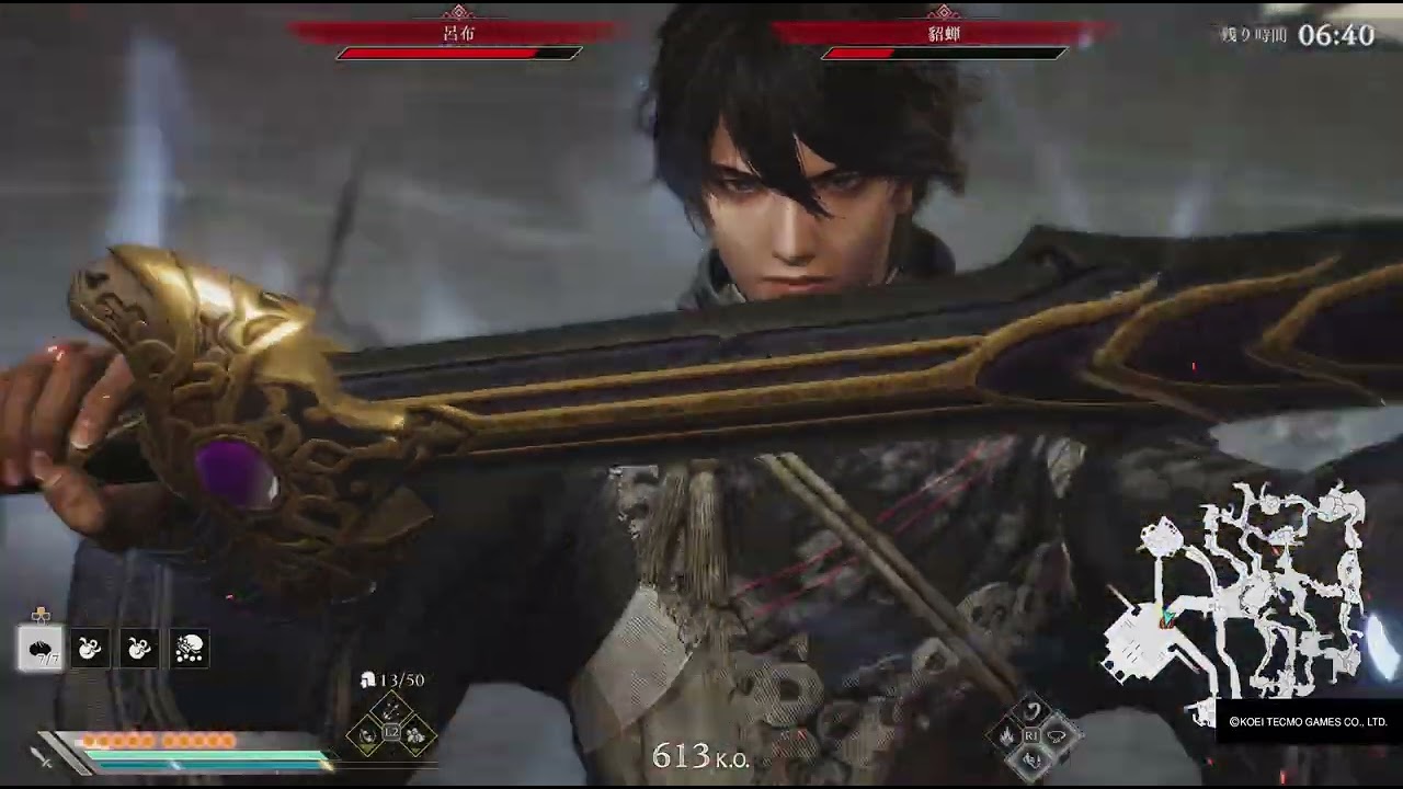 真・三國無双 ORIGINS 董卓編最終面　挑戦達成　武将からはノーダメ　