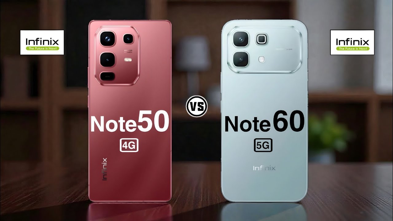 Infinix Note 50 4G Vs Infinix Note 60 5G   #Trakontech 