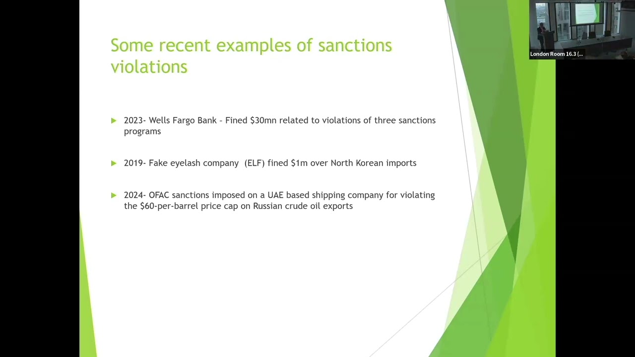 Sanctions in Trade Finance Masterclass: Real World Examples
