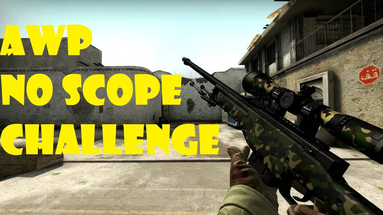 AWP NO SCOPE CHALLENGE AMAZING SHOTS  !!
