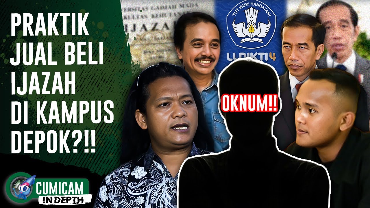 Geger! Temuan Dugaan Praktik Jual Beli Ijazah Kampus Depok Ditengah Sengketa Ijazah Jokowi | INDEPTH