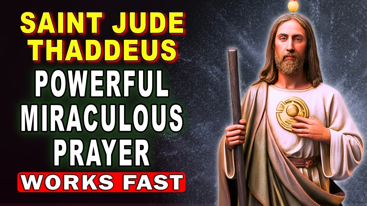 ✝️PRAYER TO SAINT JUDE THADDEUS 🙏 For Urgent and Impossible Cases