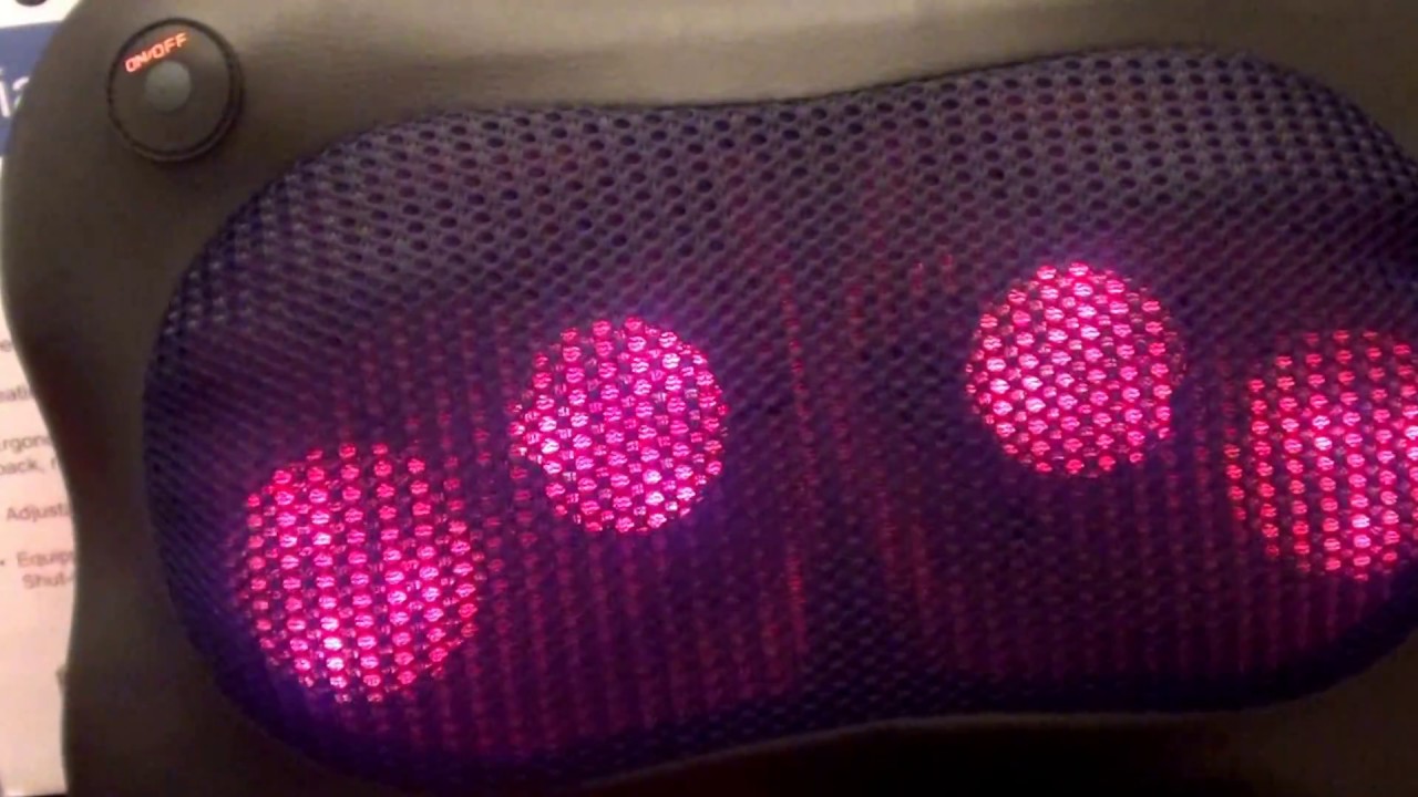 Zyllion Shiatsu Massage Pillow with Heat REVIEW