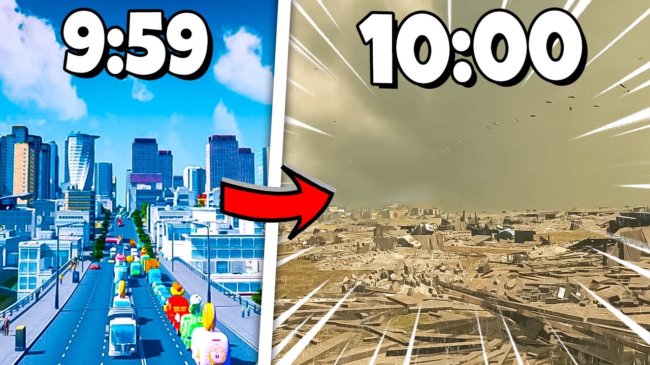 Cities Skylines but there's an apocalypse every 10 minutes...