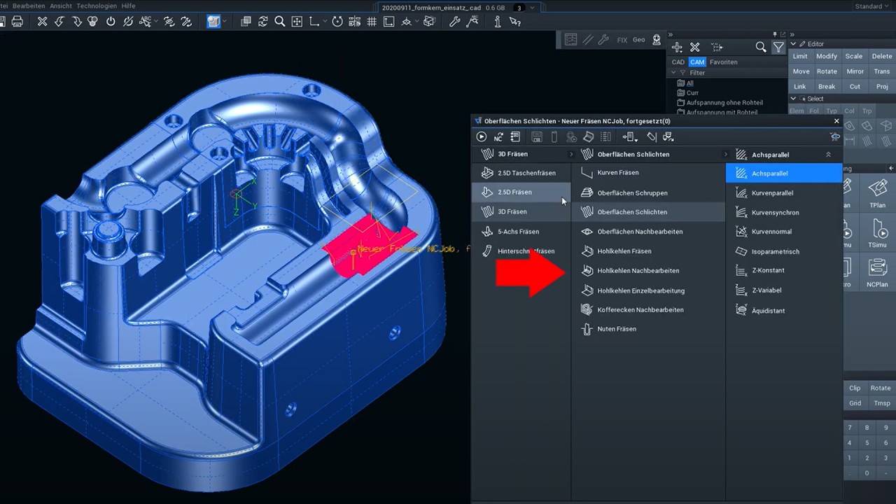 Einfach mal schnell ... Tebis CAD/CAM-Software für effiziente und sichere Fertigungsprozesse