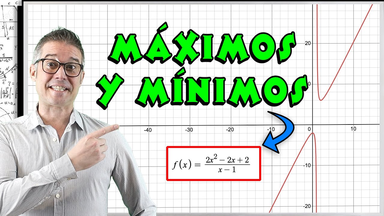 MÁXIMOS y MÍNIMOS de una FUNCIÓN Racional PASO a PASO