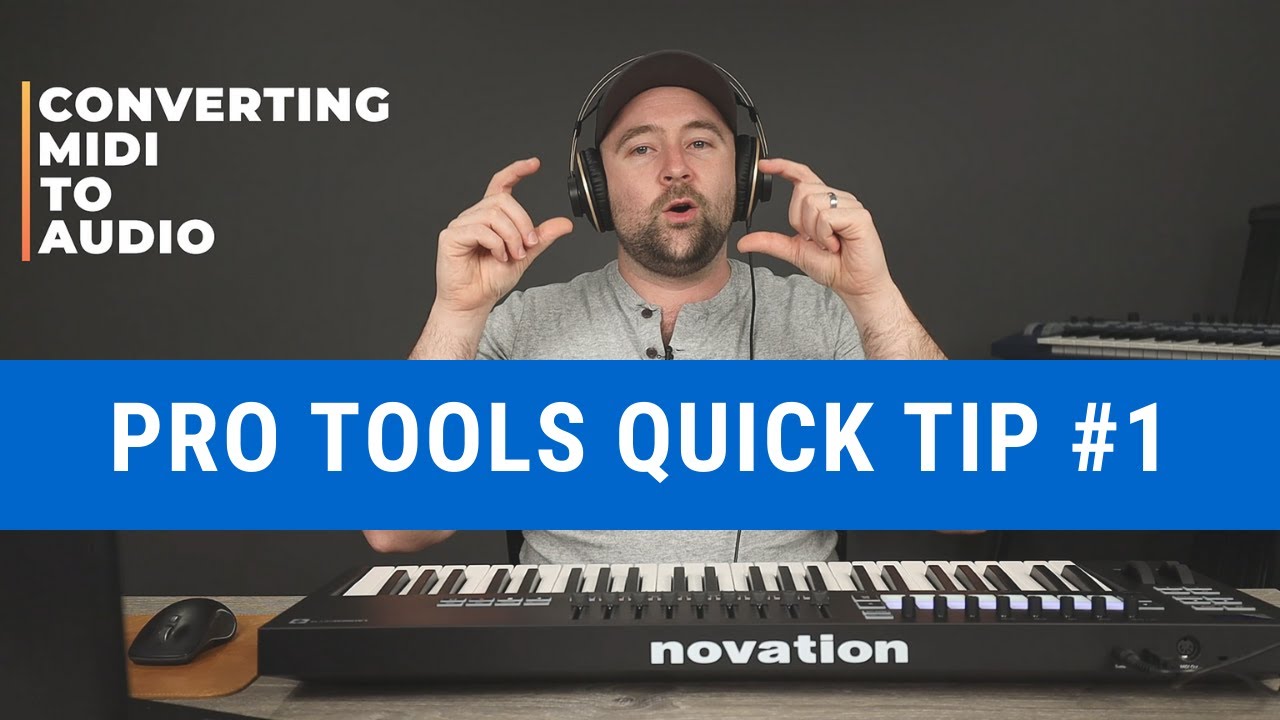 Совет Pro Tools №1 — конвертируйте MIDI в аудиодорожку ЛЕГКИМ способом!