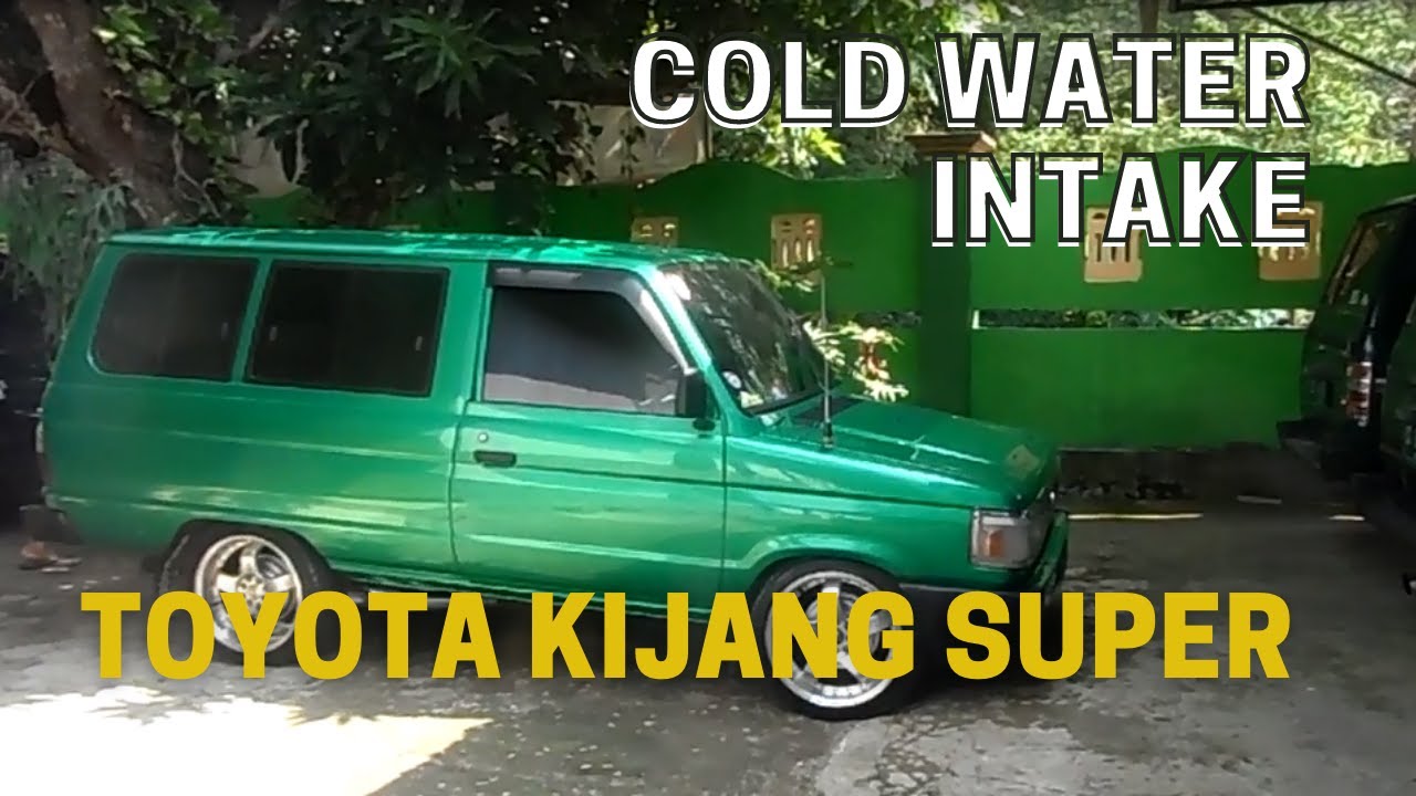 COLD WATER INTAKE TOYOTA KIJANG SUPER, KNALPOT BERSIH