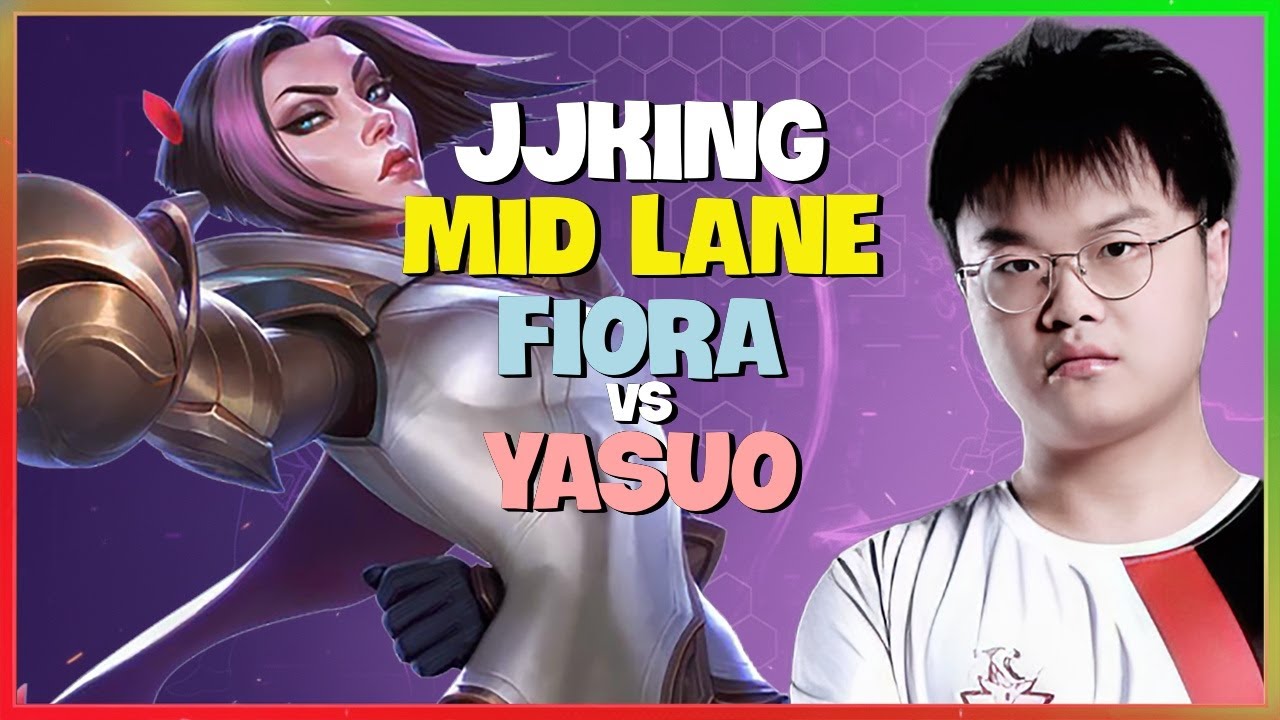 JJking Rank 1 Challenger Fiora Mid Lane Mechanics Breakthrough Engsub