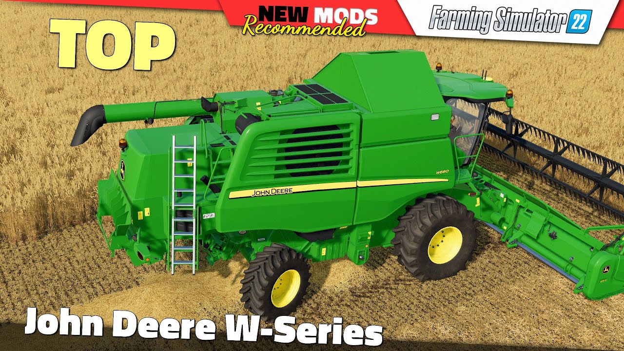 FS22 | John Deere W Series - Farming Simulator 22 New Mods Review 2K60