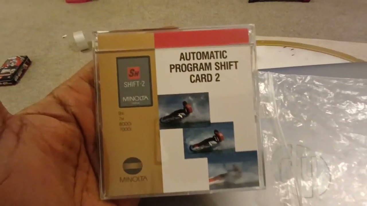 #sold Minolta Card Program Shift Card 2 for Minolta 9xi every penny towards South Africa Trip 