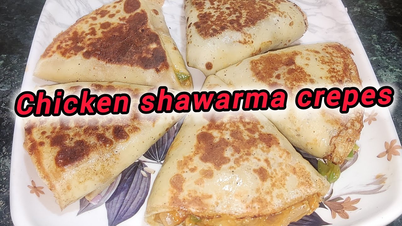 Soft Crepes Mein Juicy Chicken Shawarma | Ramzan Special Recipe | Iftar Ke Liye Perfect Snack 🌯 