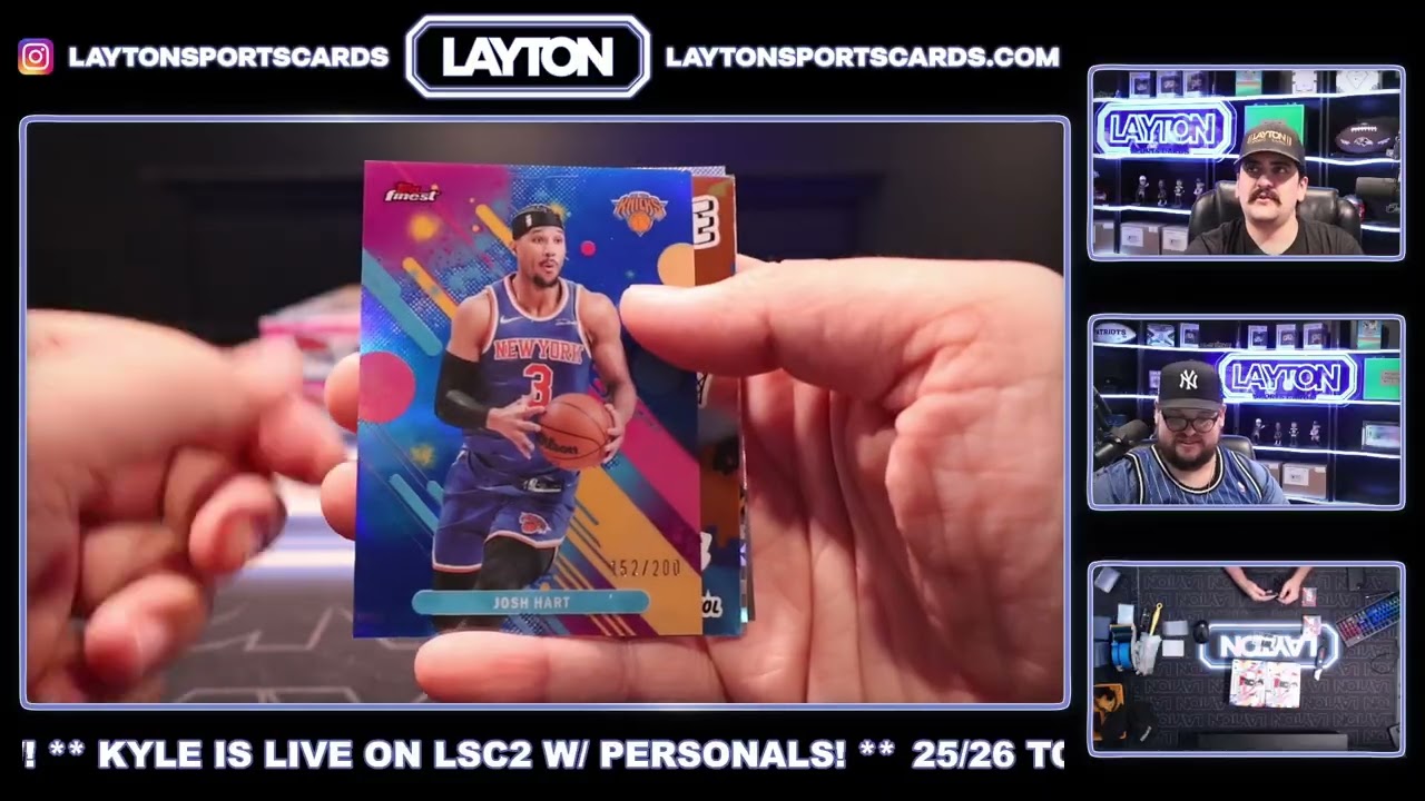 2025/26 Topps Finest Basketball Hobby 8 Box Case Break #1