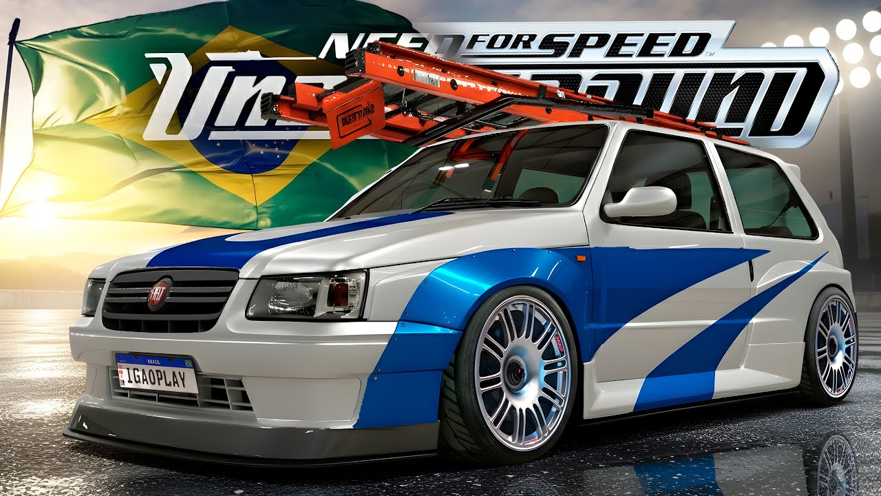 OS MODS NÃO TÊM LIMITES! UNO COM ESCADA NO NFS UNDERGROUND BRASIL 2025! (NOVA ATUALIZAÇÃO)