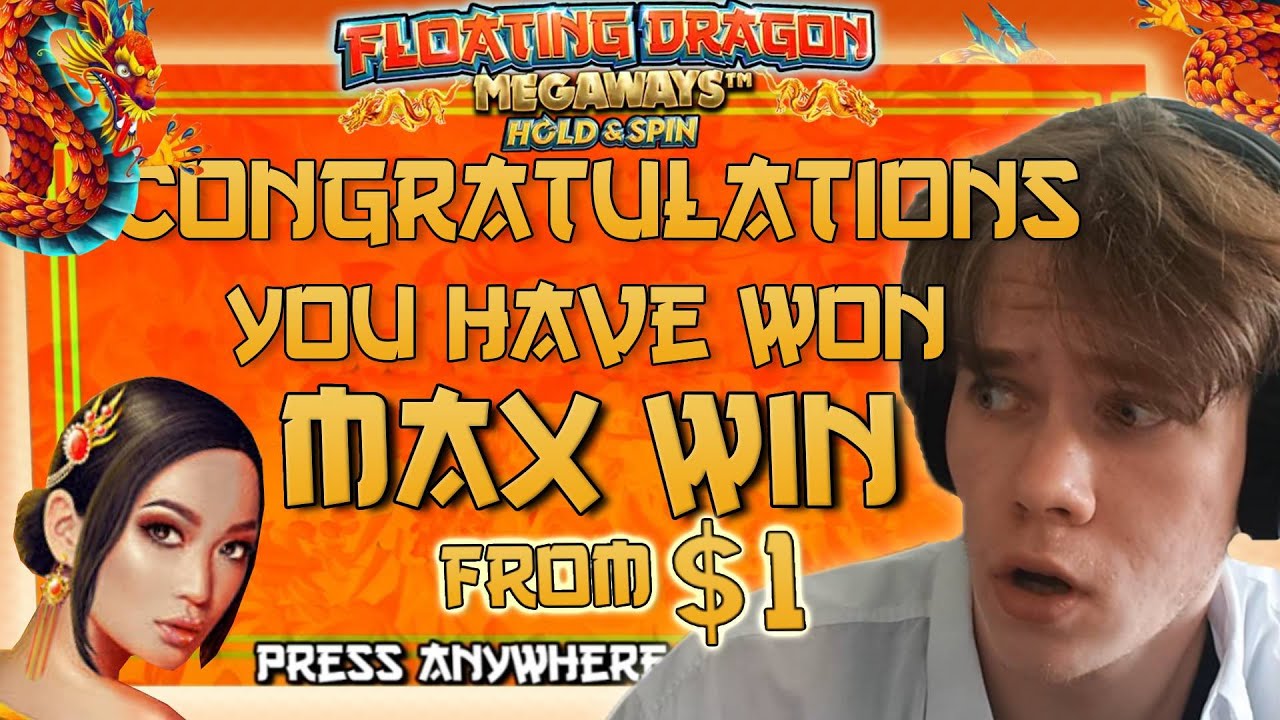I GOT *MAX WIN* ON FLOATING DRAGON MEGAWAYS FROM 1$ 🐉(20,000x)