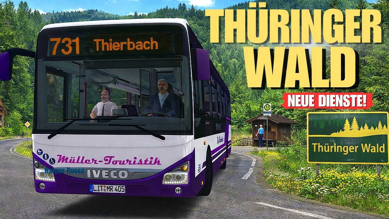 OMSI 2 🚌 - NEUE DIENSTE 🗒️ im THÜRINGER WALD! 🌲 - Let's Play Omsi 2 [#1045]