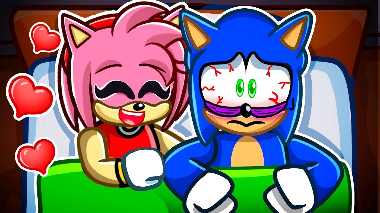 Sonic and Amy CAN'T SLEEP In Roblox!