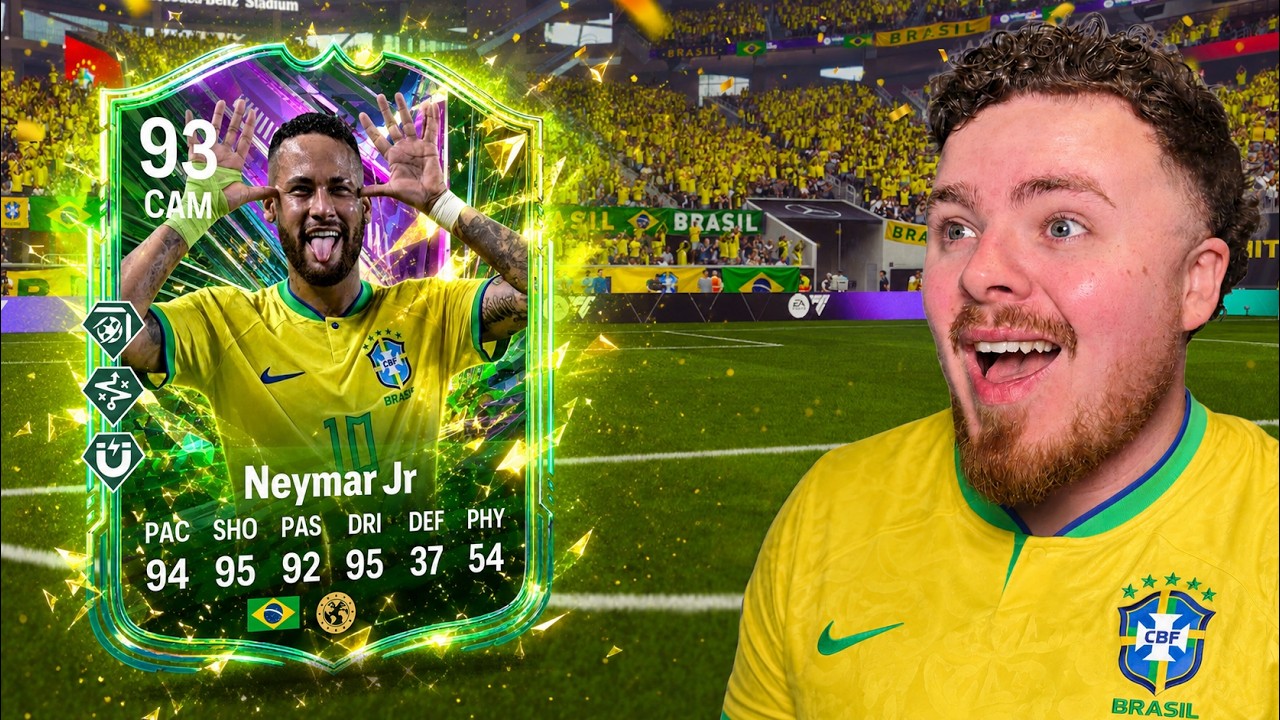 Я создал БЕЗУМНУЮ эволюцию Неймара-младшего в FC 26!! 🥹