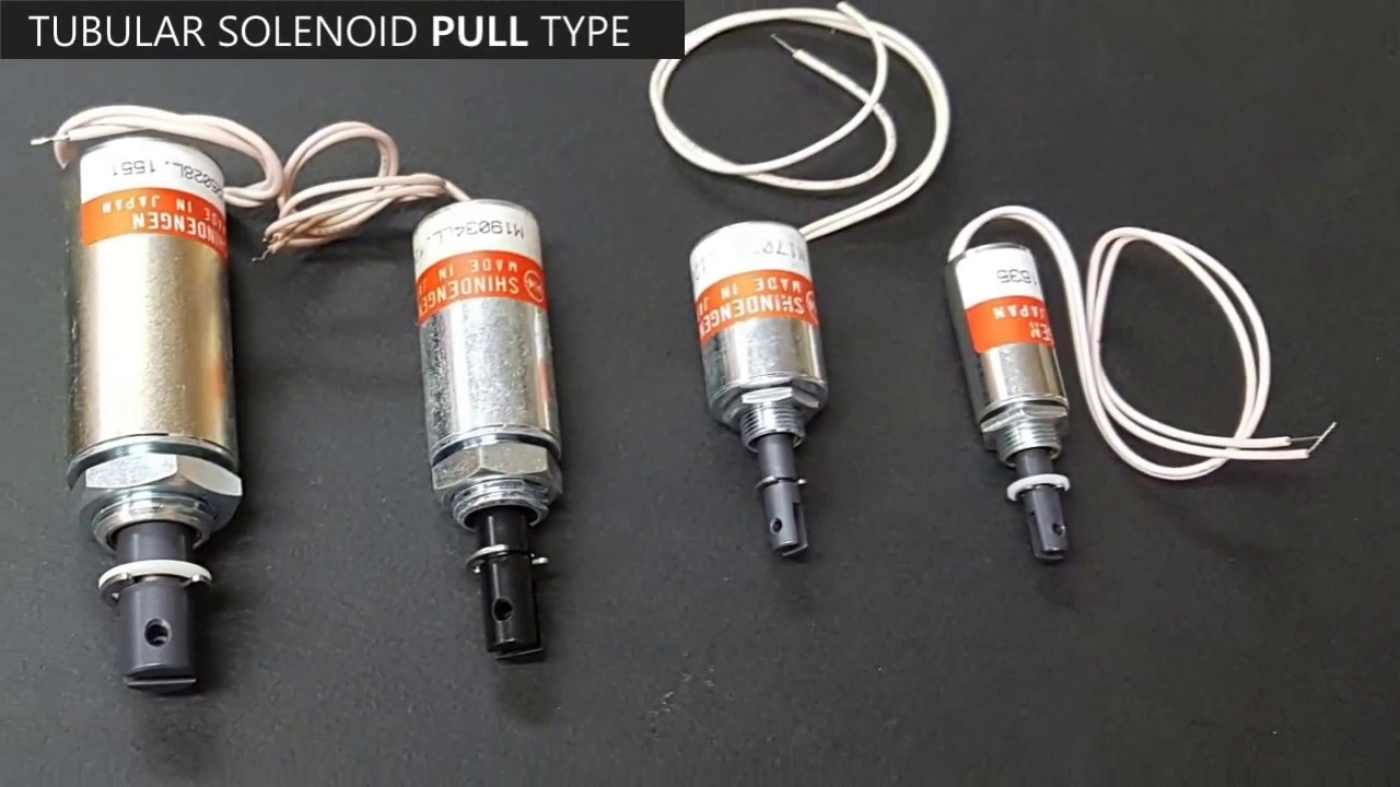 TUBULAR SOLENOID 튜블러 솔레노이드 구동영상