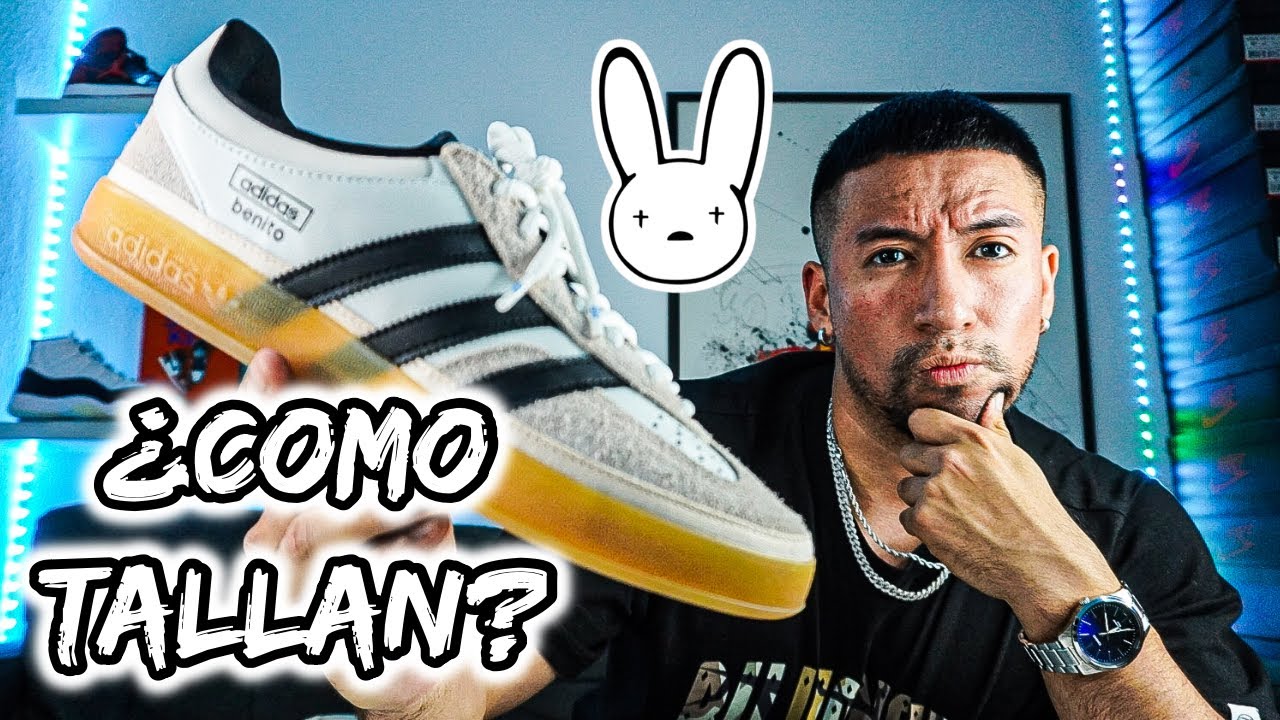 ADIDAS GAZELLE INDOOR x BAD BUNNY ¿COMO TALLAN? 🐰