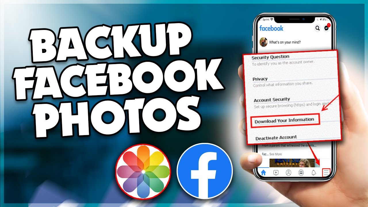 Как сделать резервную копию фотографий Facebook | F HOQUE |