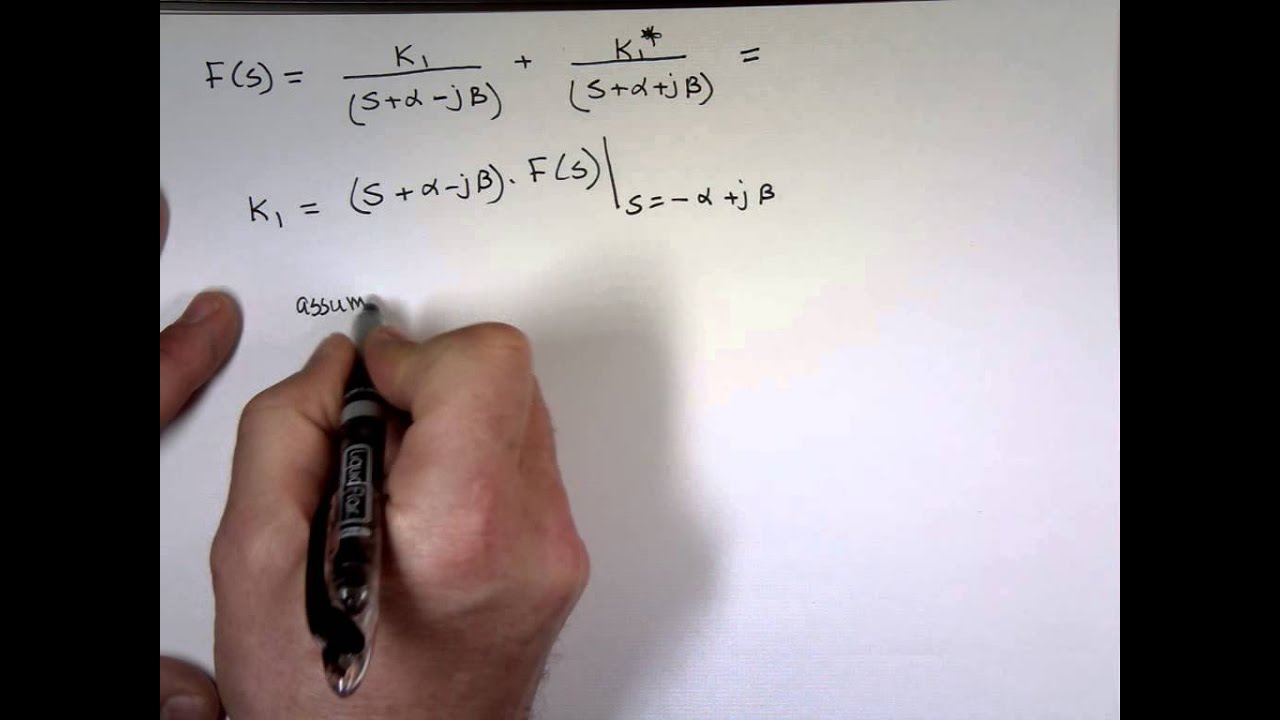 Inverse Laplace of Complex-Conjugate Poles