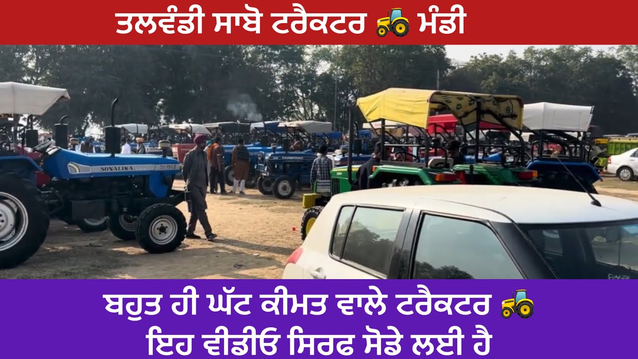 talwandi sabo tractor 🚜 mandi 
