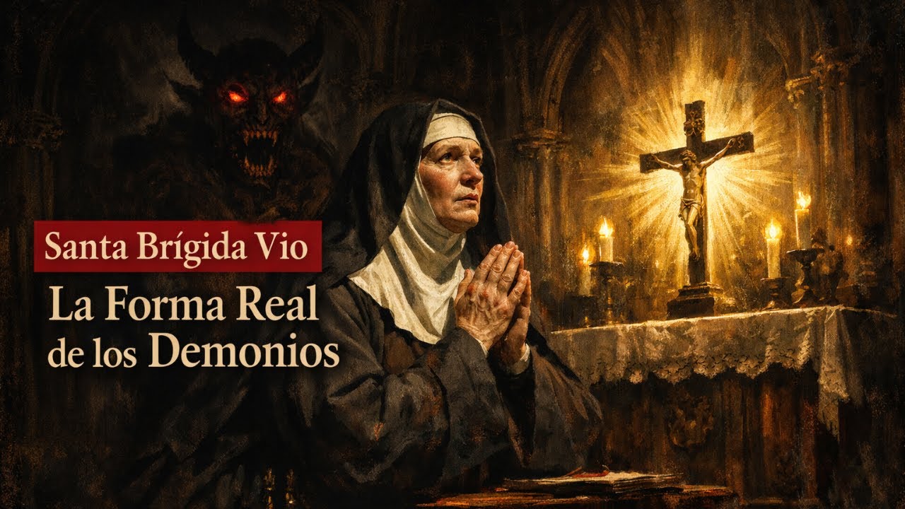 JESÚS Le Mostró a Santa Brígida la FORMA REAL del DEMONIO y Quedó Aterrorizada 🔥 Visión Aprobada