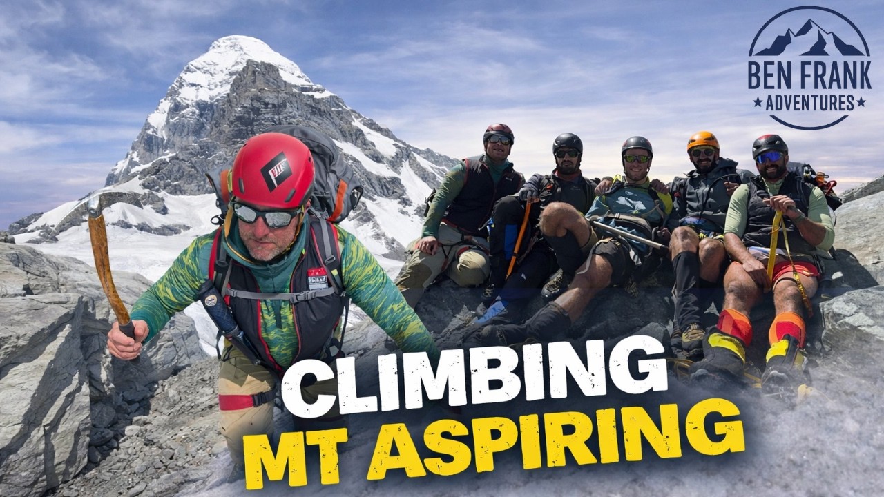 Climbing Mt Aspiring
