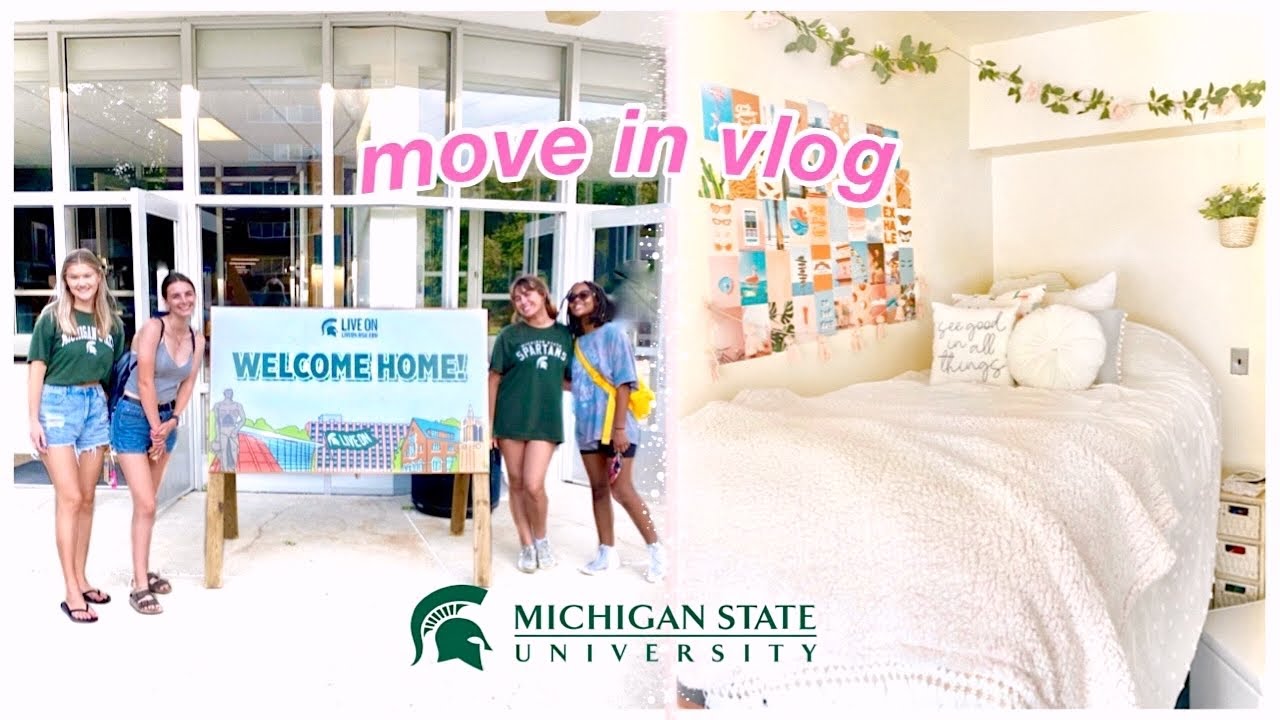 College Move In Vlog 2021 | Michigan State University