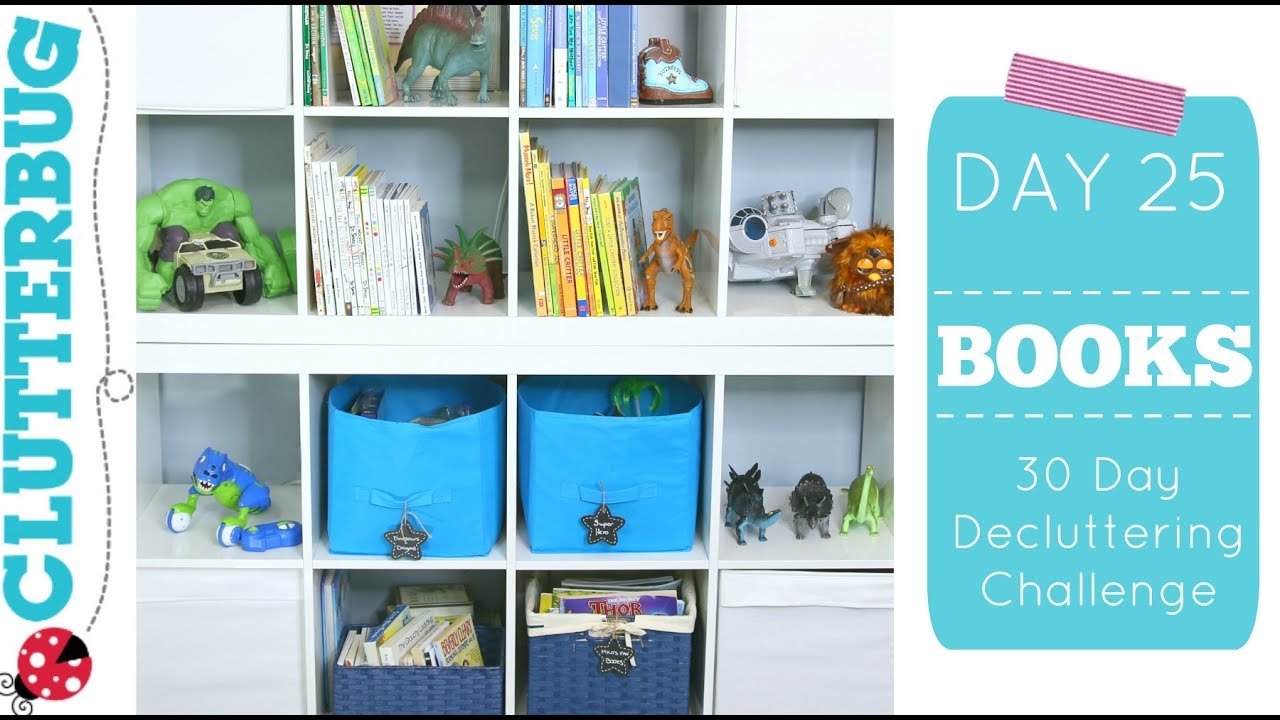 Day 25 - Books - 30 Day Decluttering Challenge