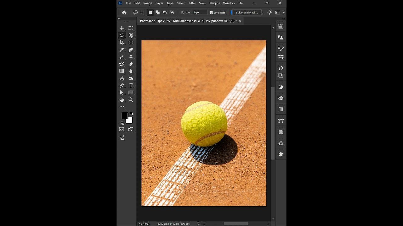 Photoshop 2025 Tips - How to Create a Realistic Drop Shadow #ducthangds