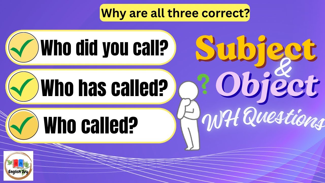 Stop Making Mistakes with WH-Questions! (Subject vs. Object)