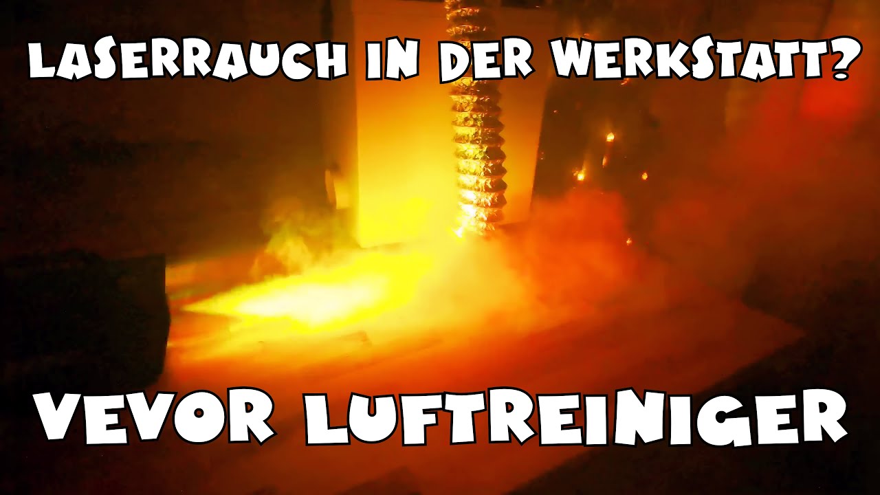 VEVOR Rauchreiniger Laser-Gravur Luftreiniger 80W Absauganlage - Absaugung